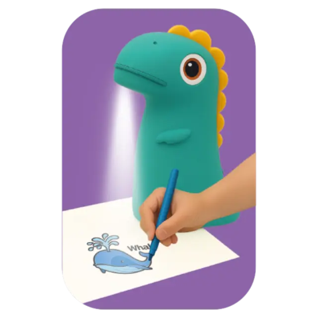 Kiddoboo DINO'S ART GREEN ΠΡΟΤΖΕΚΤΟΡΑΣ ΖΩΓΡΑΦΙΚΗΣ 2
