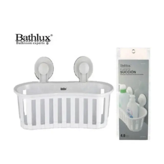 Bathlux 30133 Καλάθι Ντουζιέρας με Βεντούζες 2