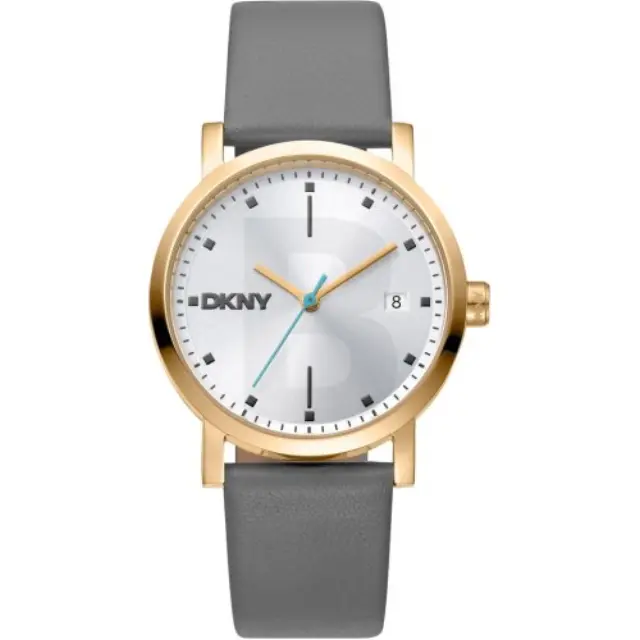 DKNY Soho Midi, Women's Watch, Gray Leather Strap DK1L036L0025