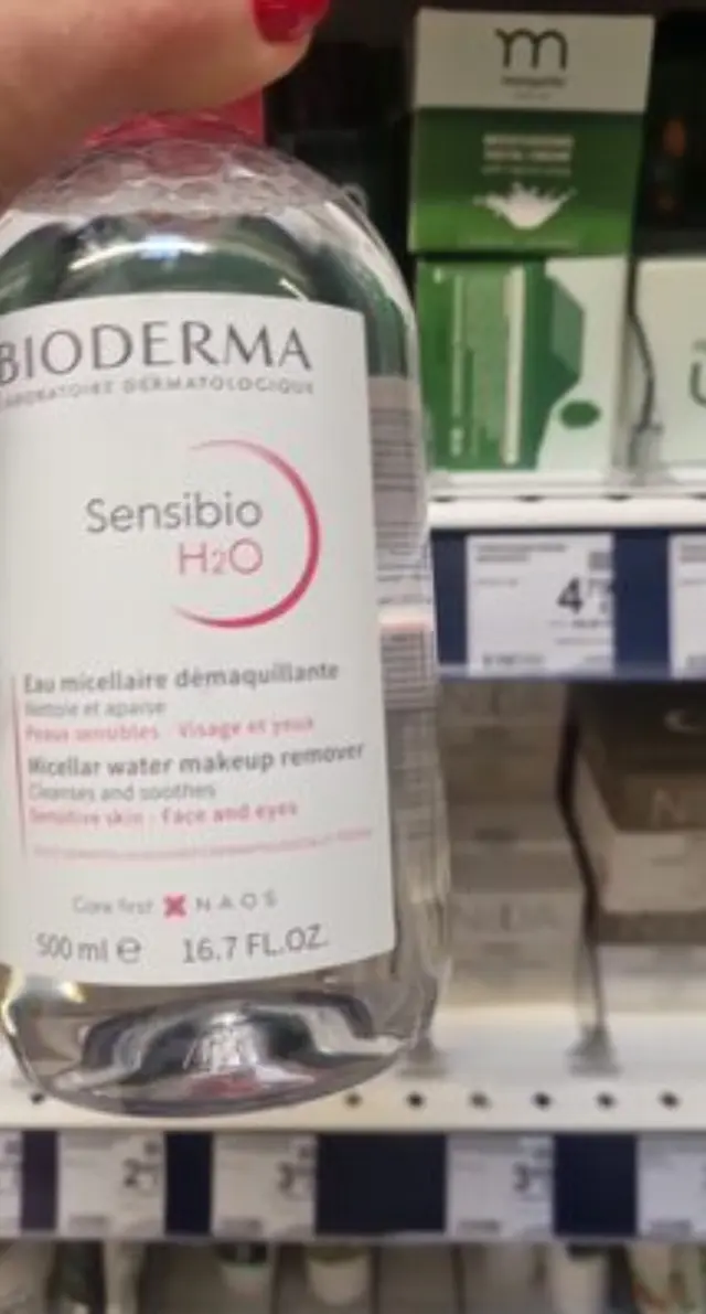 Bioderma - Sensibio H2O Micellar Solution 500ml Νερό Καθαρισμού Καταπραϋντικό για Ευαίσθητο Δέρμα Πρόσωπο, Μάτια & Χείλη
