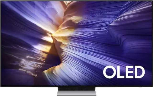 Samsung Smart Τηλεόραση 77" 4K UHD OLED S90F HDR (2025) QE77S90FAEXXH
