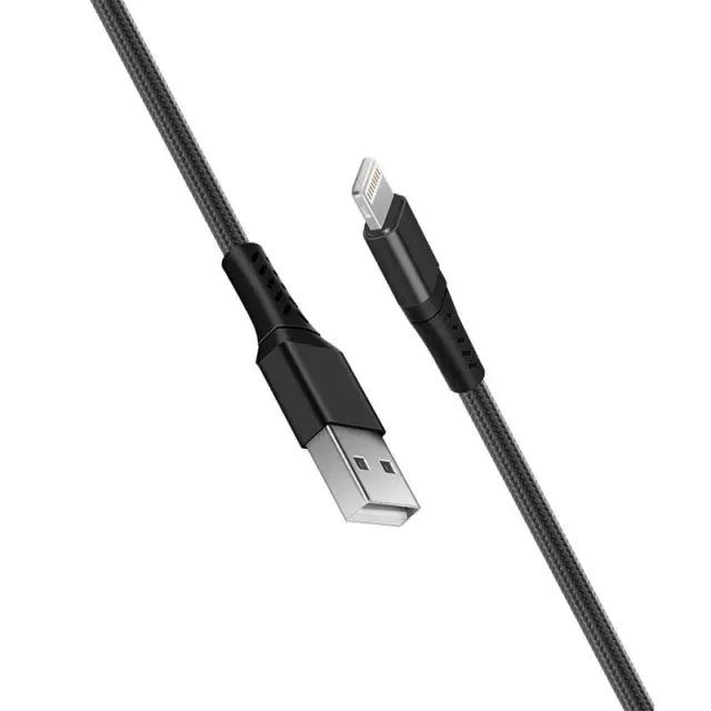 ΚΑΛΩΔΙΟ USB TYPE-A ΣΕ LIGHTING(IOS) 2M ΜΑΥΡΟ 2