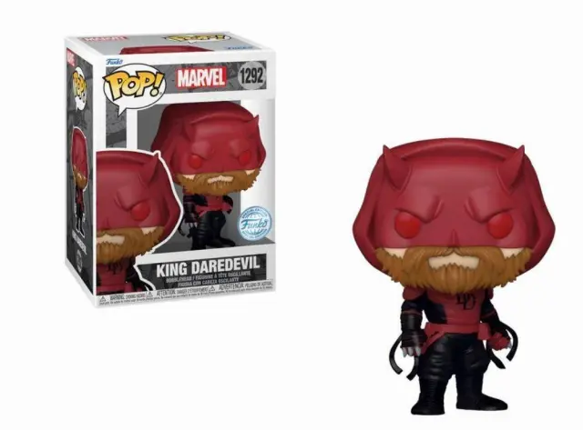 Funko Pop! Marvel - King Daredevil (Special Edition) #1292 Bobble-Head Vinyl Figure