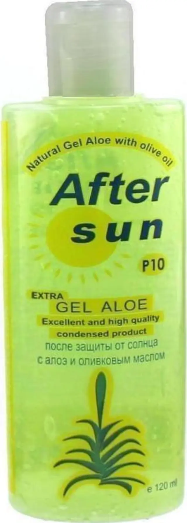 After Sun Gel Aloe με φυσική Aloe και λάδι ελιάς P10 120ml