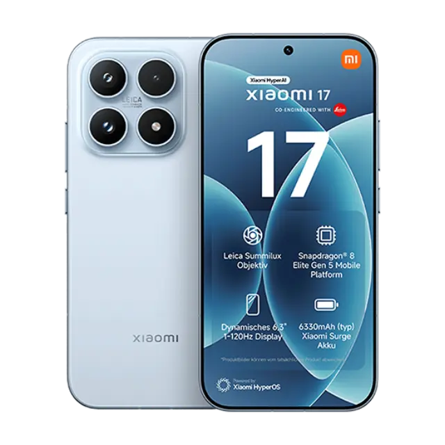 Xiaomi 17 5G 256GB (12GB Ram) Dual-Sim Blue EU