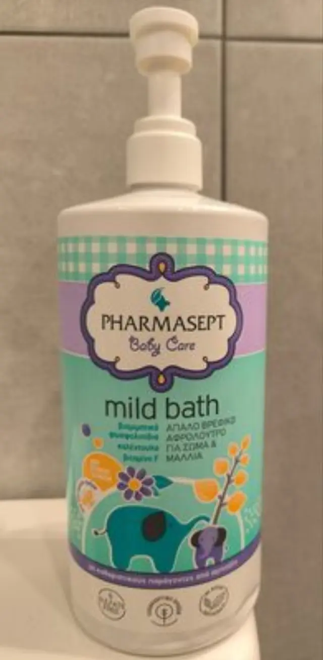 Pharmasept | Tol Velvet Baby Mild Bath | Φυσικό Παιδικό Αφρόλουτρο για Σώμα & Μαλλιά | 1lt