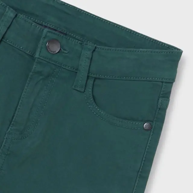 Junior 10 έως 18 ετών Παντελόνι slim fit Better Cotton μέντα - 10Ε 2