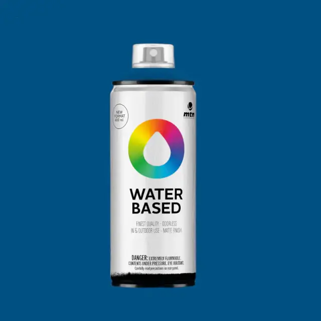 MTN Waterbased Spray Paint 400ml WB4 RV-154 Twister Blue