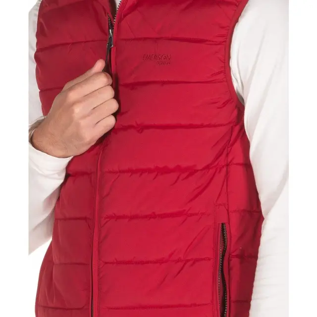 Emerson Mens Vest Jacket with Hood (192.EM10.120-Red) - Κόκκινο 3