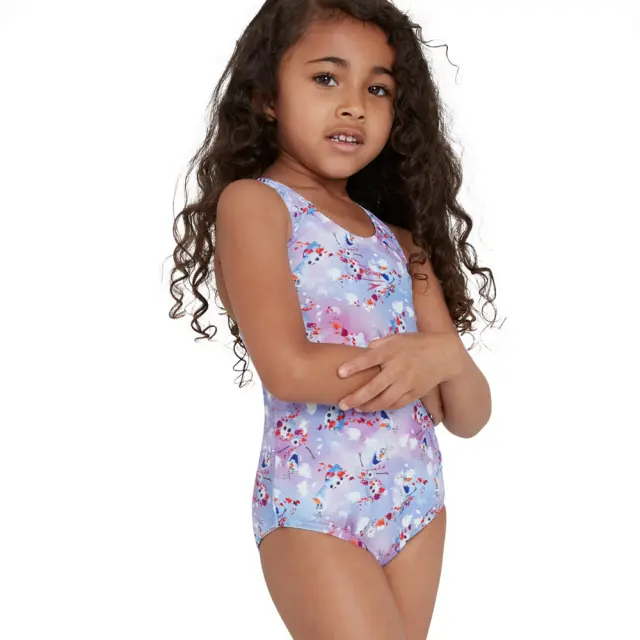 Speedo Infant Girl's Disney Frozen 2 Olaf Swimsuit Μωβ 807970D790 (Speedo)