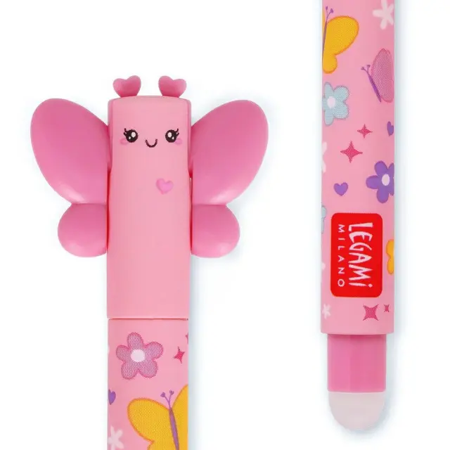 Legami Erasable Pen Butterfly Pink Ink/ EPPINKIT45 (Legami) 3