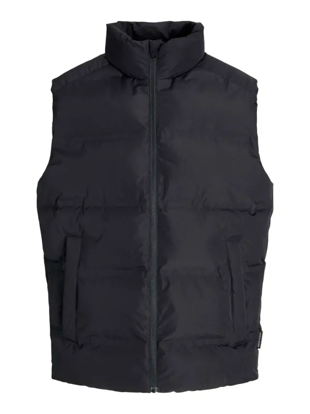 JJESOHO BODYWARMER COLLAR SN Black