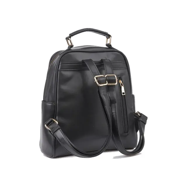 VERDE ΤΣΑΝΤΑ ΠΛΑΤΗΣ-BACKPACK 16-0008842 ΜΑΥΡΟ 3