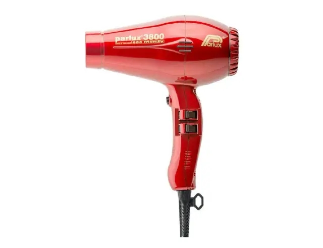 Επαγγελματικό Πιστολάκι Μαλλιών Parlux 3800 Ecofriendly με ισχύ 2100W και 4 θερμοκρασίες - Red3800 Red
