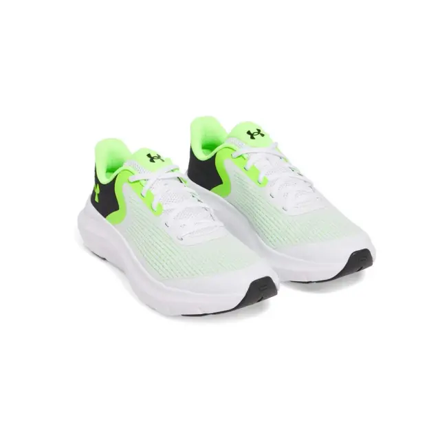 Under Armour Boy's Charged Rogue 5 (GS) Άσπρο - Πράσινο 3028269-100 (Under Armour) 3