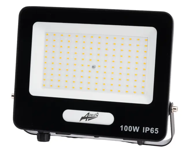 ΠΡΟΒΟΛΕΑΣ LED ΚΑΙ ΓΙΑ ΑΝΙΧΝΕΥΤΗ ΚΙΝΗΣ.100W 230V 3000K IP65 ΜΑΥΡΟΣ