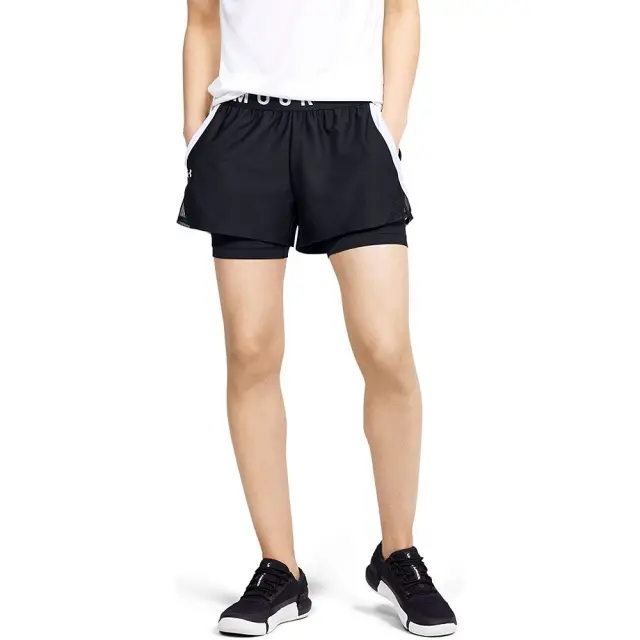 Under Armour Play Up 2-in-1 Shorts (1351981-001) - Μαύρο - L