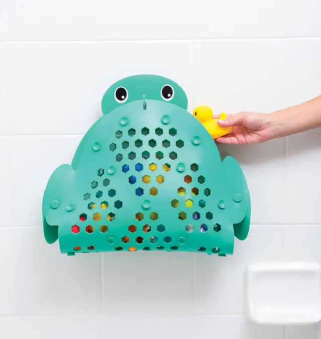 INFANTINO 2 in 1 Bath Mat & Storage Basket