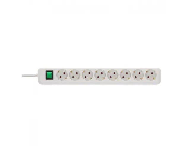 Πολύπριζο Brennenstuhl 1159320028 - 8x Schuko - Με Διακόπτη On/Off - Καλώδιο 3m - White1159320028 2