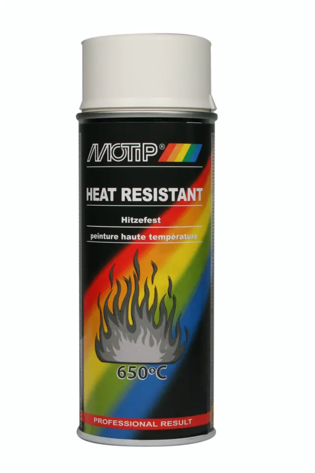 Spray Motip 04036 Υψηλής Θερμοκρασίας Λευκό