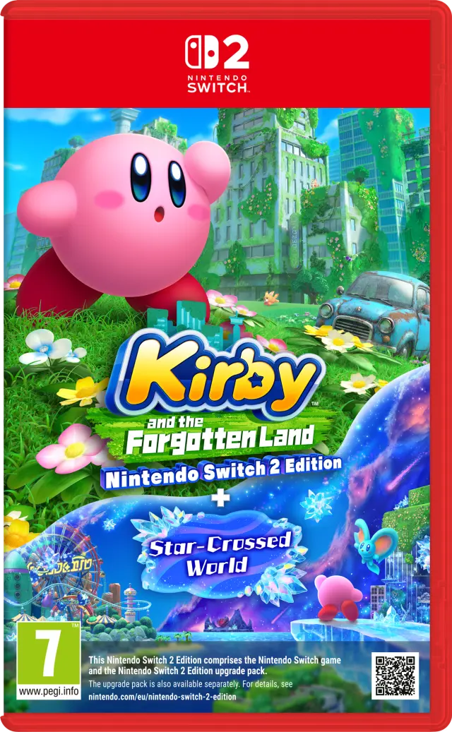 Kirby and the Forgotten Land + Star-Crossed World Switch 2 Game