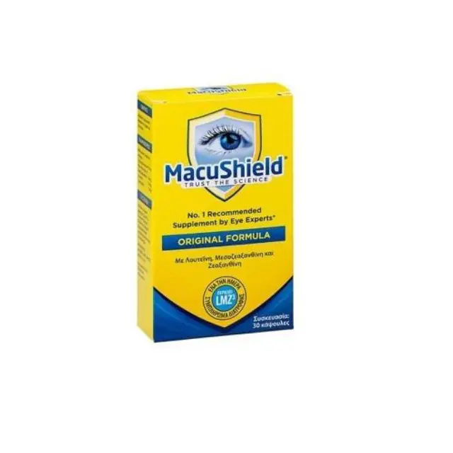 Macushield Eye Health Supplement Συμπλήρωμα Διατροφής για την Υγεία των Ματιών, 30caps