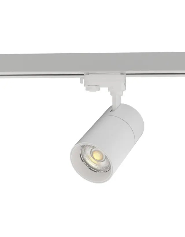 ΦΩΤΙΣΤΙΚΟ ΣΠΟΤ ΡΑΓΑΣ 3Φ 30W CCT TUNΕABLE 3000/4000/5000K 2850lm 36° ΛΕΥΚΟ DIMMABLE TRIAC UNIVERSE
