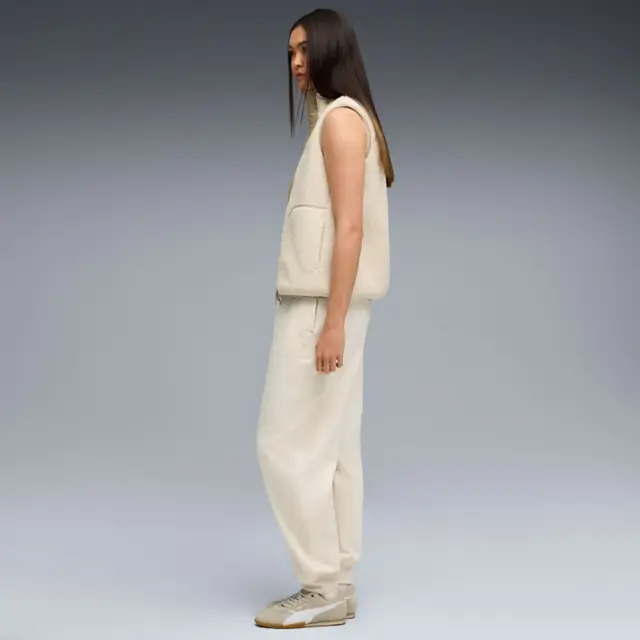 Puma Her Comfort High-Waist Sweatpants (688154-87) - Μπέζ 2