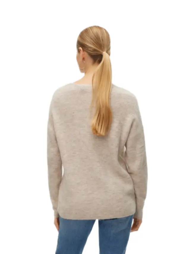 Vero Moda γυναικείο πλεκτό πουλόβερ VMCREWLEFILE 10233357-1 2