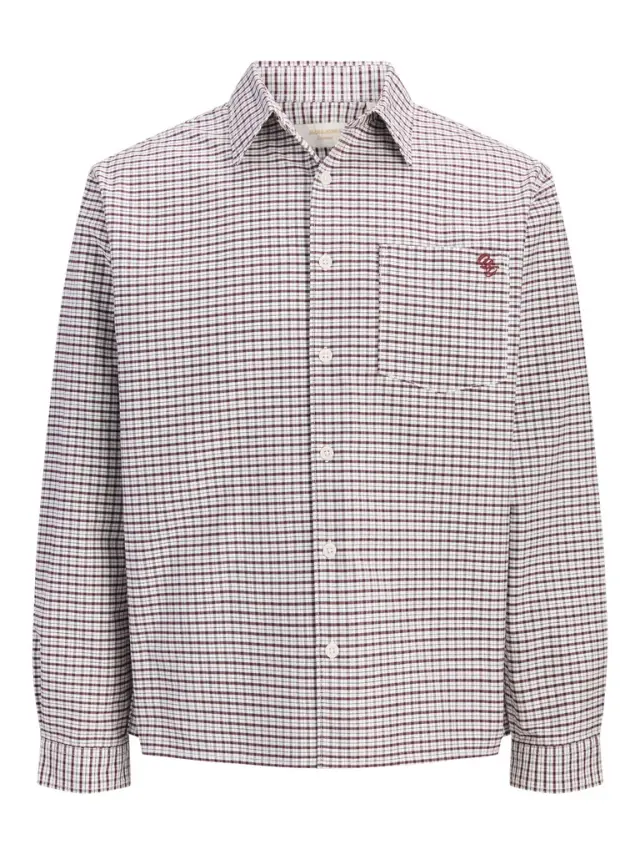 JORFREDERIKSBERG OXFORD SHIRT LS SN - Chocolate Truffle