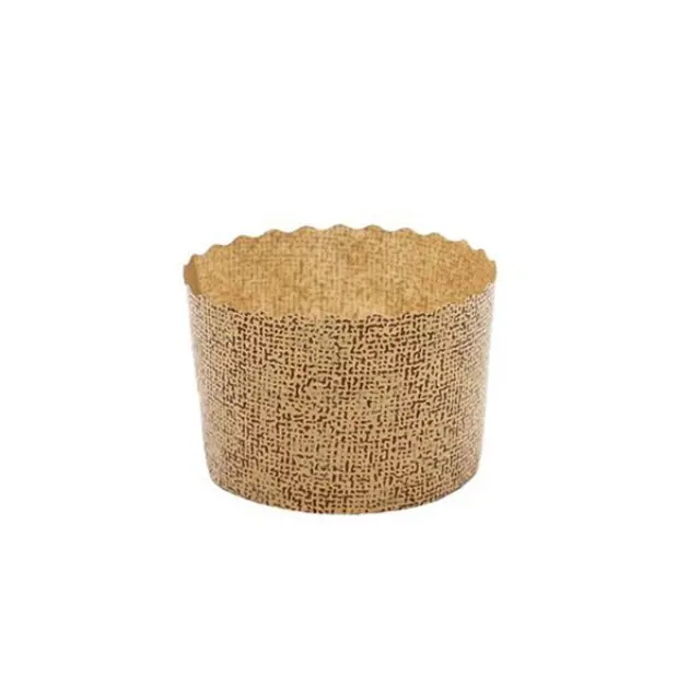 Φόρμα Για Ατομικά Panettone Μιας Χρήσης Σετ 10τεμ. 7.5X5 90γρ.