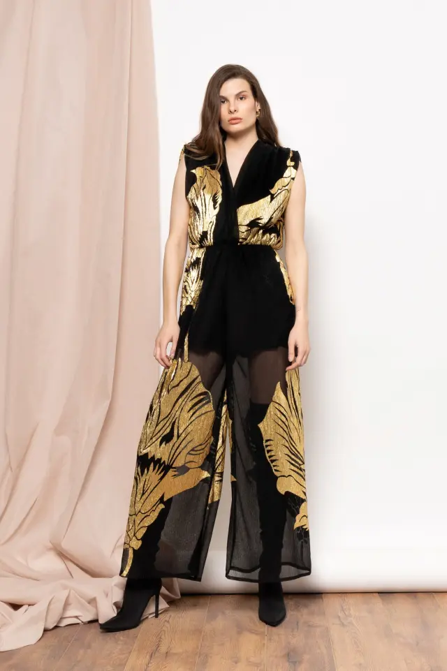Nema Resort Wear Jumpsuit (15035N900 BLACK) - S