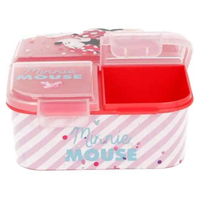 Φαγητοδοχείο πλαστικό MULTI COMPARTMENT SANDWICH BOX MINNIE ELECTRIC DOLL 18820 2