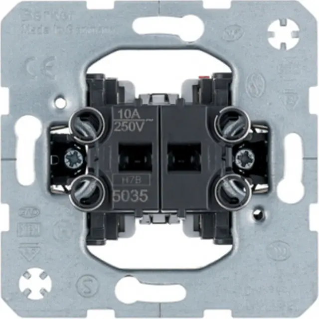 Series push-button 2 NO contacts with common input terminal
