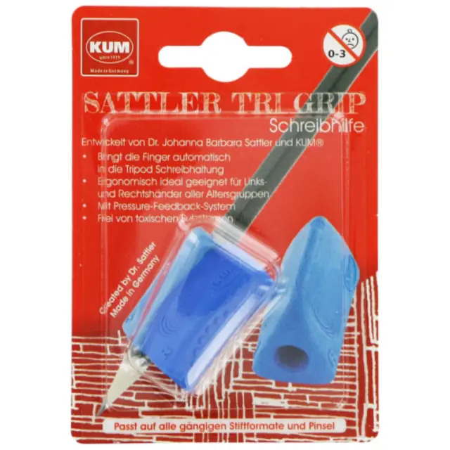 Kum Tri Grip Βοηθητική Λαβή Γραφής - 1τεμ (Τυχαία Επιλογή Χρώματος)