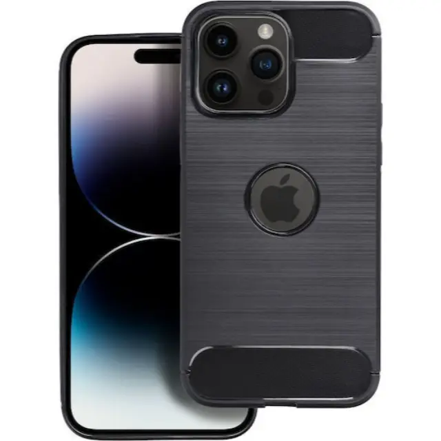 Θήκη Carbon Back Cover Μαύρο (iPhone 15 Pro)