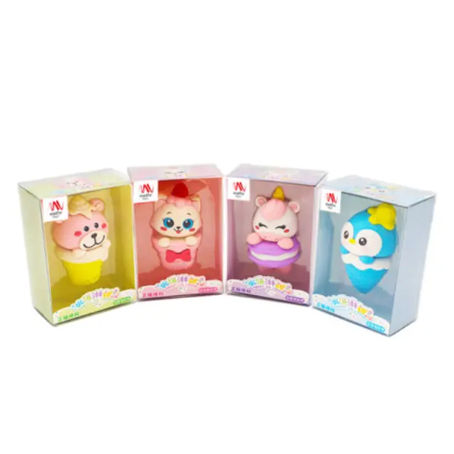 Little Tree Γόμα σε mini Box: Sweet Ice Cream Animal Eraser (4 σχέδια)