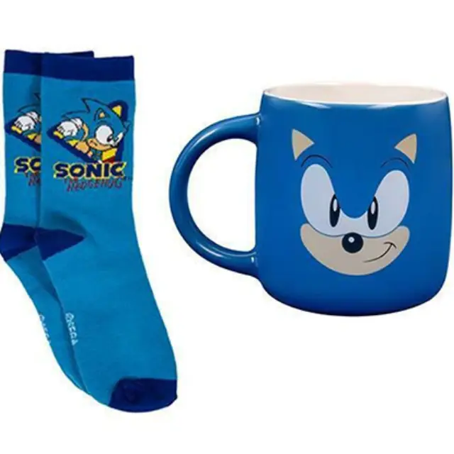 Fizz Creation SONIC - Gift Box - Mug 460ml + 1 Pair of Socks (One Size)(320006)