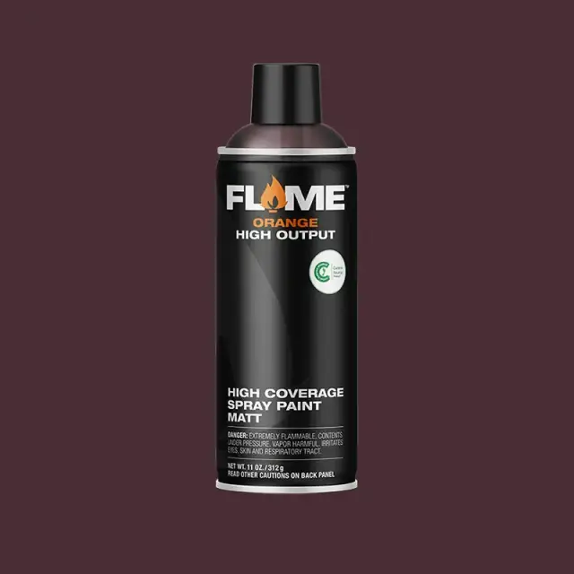 Flame Orange Spray Paint 400ml FO-322 Aubergine