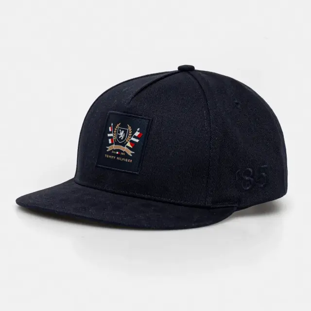 Tommy Hilfiger Ανδρικό Καπέλο Jockey easonal Preppy Logo Cap Σκούρο Μπλε