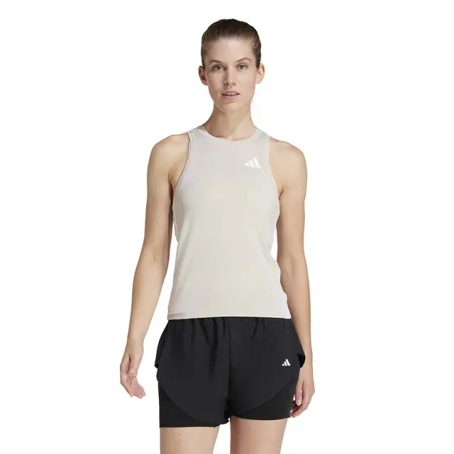 adidas Performance Women's Essential 3Stripes Tank Μπεζ JE8696 (adidas Performance) - Large