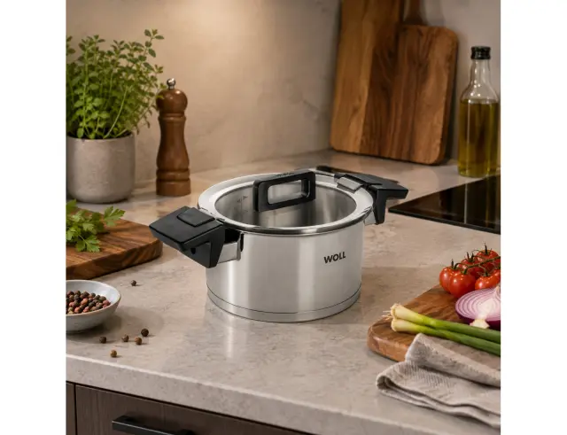 Κατσαρόλα Χύτρα Woll Concept με χωρητικότητα 2.5lt και διάμετρο 18cm118NC