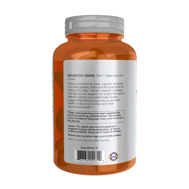 Now Foods Tribulus 1,000mg 180 Tablets 3