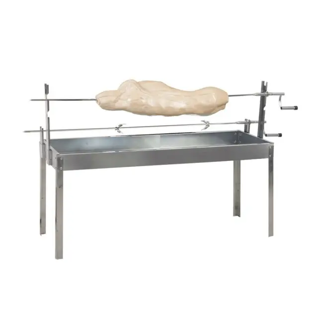 Bonne Metal Grills-Grill Pan(expandable)Ψησταριά Κάρβουνου για Αρνί-Σκάφη Συρταρωτή 140x50cm / E-0204 2