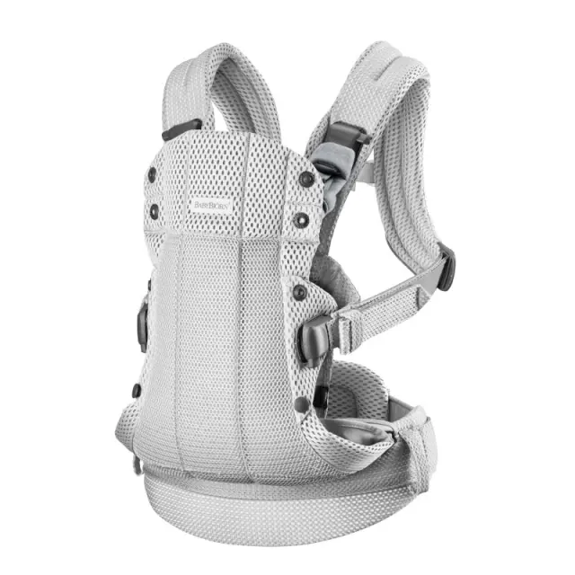 BabyBjörn Μάρσιπος Harmony, Silver - 1408-088004