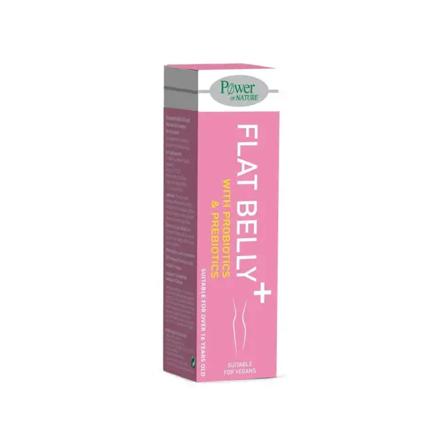 POWER HEALTH Flat Belly Συνδυασμός Προβιοτικών και Πρεβιοτικών με Μηλόξυδο 10 Αναβράζοντα Δισκία