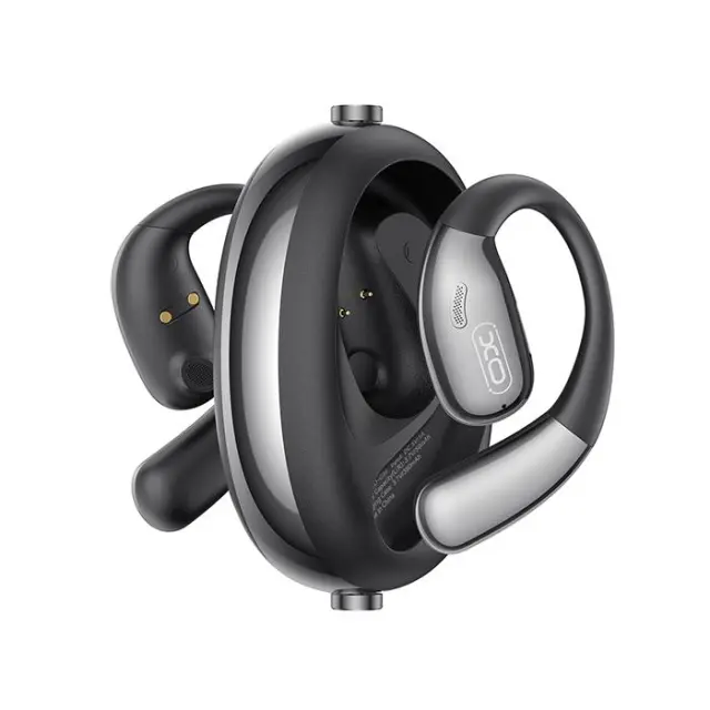 Bluetooth ακουστικά handsfree με τεχνολογία ΑΙ για αυτόματη μετάφραση ομιλίας, σε μαύρο χρώμα