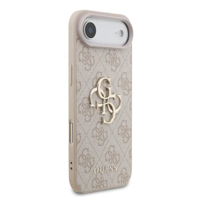 Guess PU 4G Metal Logo Strap Case for iPhone Air Pink 3