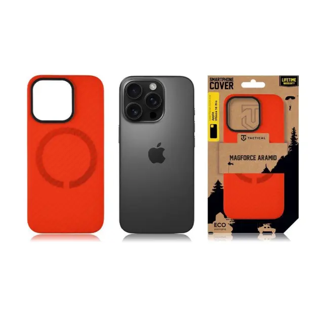 Tactical MagForce Aramid Bloody Mary Limited Edition Cover for Apple iPhone 16 Pro 2