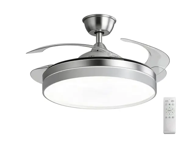 ΑΝΕΜΙΣΤΗΡΑΣ ΟΡΟΦΗΣ 32W Φ106cm LED 36W CCT ΜΕ ΤΗΛ/ΡΙΟ PC ΣΑΤΙΝΕ
